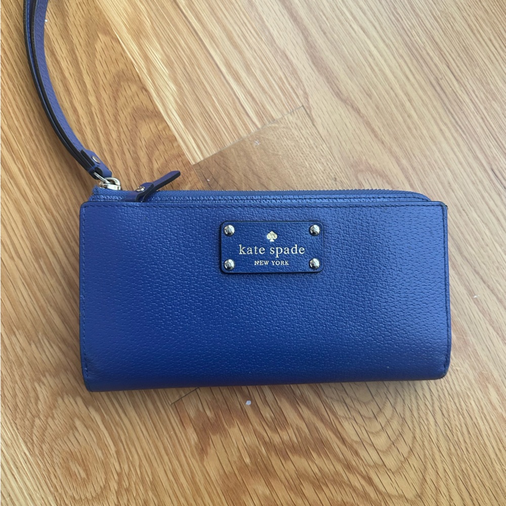 Kate Spade royal blue wallet
